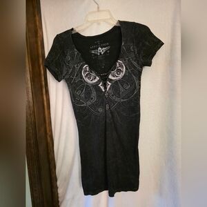 Affliction Black Women's Shirt
